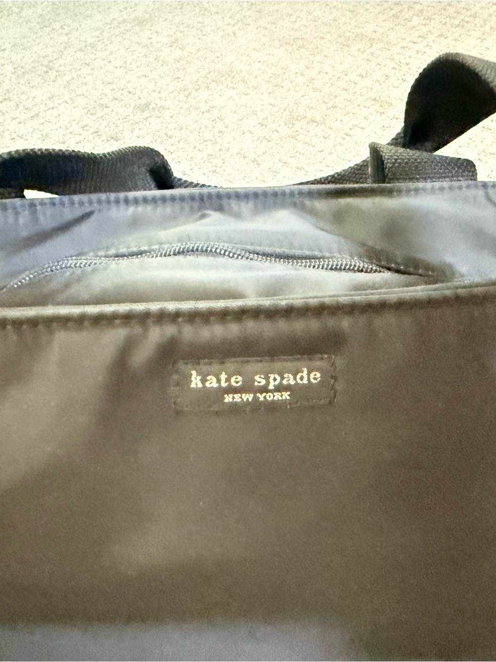 kate spade Black Nylon Tote with Top Handles - Picture 6 of 7